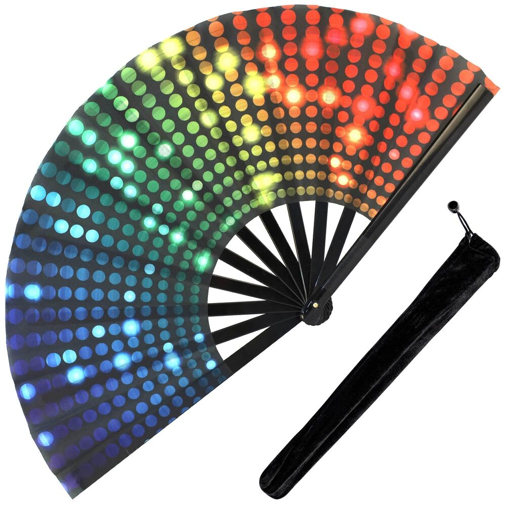 9758 Fans for Line Dancing, 1 Pcs Boots On The Ground Hand Fan, Large